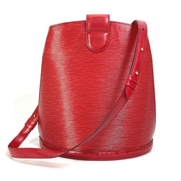 LOUIS VUITTON Epi Cluny bag shawl Shoulder Bag Epi Leather Red - Picture 15 of 15
